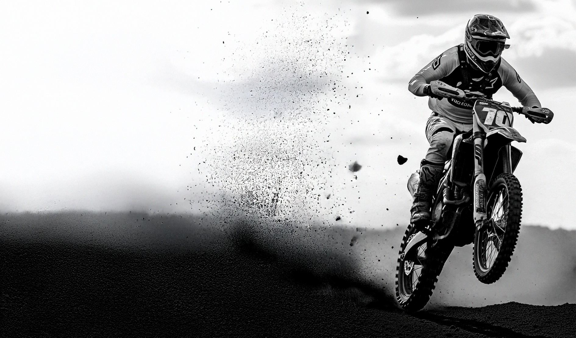 zdjęcie jadącego motocykla